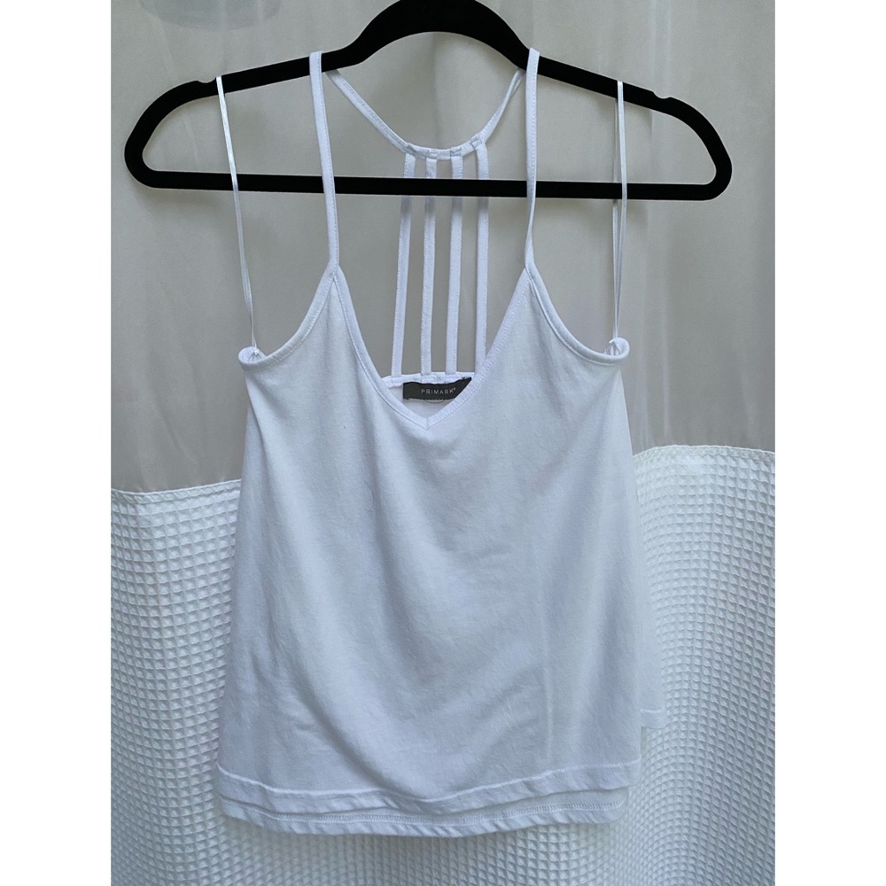 Primark white summer tank top